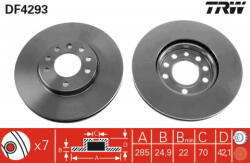 TRW Disc frana fata TRW DF4293 (DF4293)
