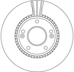 TRW Disc frana fata TRW DF4283 (DF4283)