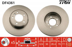 TRW Disc frana fata TRW DF4361 (DF4361)