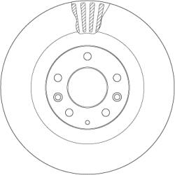 TRW Disc frana fata TRW DF8043 (DF8043)