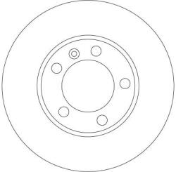 TRW Disc frana fata TRW DF4249S (DF4249S)
