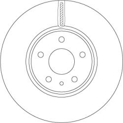 TRW Disc frana fata TRW DF6811 (DF6811)