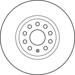TRW Disc frana fata - PS TRW DF4464S (DF4464S)