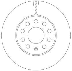 TRW Disc frana- PS TRW DF6903S (DF6903S)