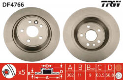 TRW Disc frana spate- PS TRW DF4766 (DF4766)