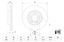Bosch Disc frana BOSCH 0986479H74 (0986479H74)