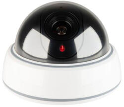 Somogyi Elektronic Kft SOMOGYI Home HSK150 dóm álkamera, villogó piros LED, be/ki kapcsolható a fényjelzés, gyors és könnyű felszerelés mennyezetre vagy oldalfalra, elemes tápellátás (HSK150)
