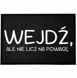 TabPrint Lábtörlő Bejárati Monokróm 40X60 Divatos Ajándék Fekete Dekoráció Nyomtatás (WYCIERACZKA MODNA CZARNA HIT MONOCHROM NADRUK)