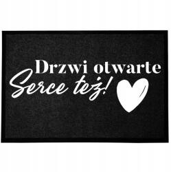 TabPrint Lábtörlő Bejárati Monokróm 40X60 Fekete Otthoni Dekoráció Stílusos Nyomtatás (MONOCHROM NADRUK DEKORACJA CZARNA WYCIERACZKA)