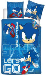  Sonic a sündisznó Unstoppable ágyneműhuzat 140×200cm, 65×65 cm (AYM076431) - aprotalpak