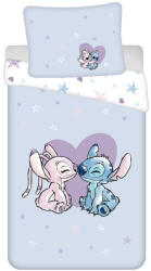  Disney Lilo és Stitch, A csillagkutya Heart ágyneműhuzat 140×200cm, 70×90 cm (JFK036396) - aprotalpak