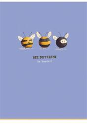 Shkolyaryk Publishing House Füzet, tűzött, A4, vonalas, 80 lap, SHKOLYARYK Bee Different , vegyes (A4-080-5245L) - kellekanyagonline