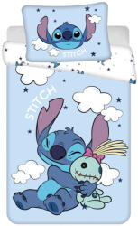  Disney Lilo és Stitch, A csillagkutya Clouds gyerek, ovis ágyneműhuzat 100×135 cm, 40×60 cm (JFK040683) - aprotalpak