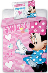  Disney Minnie Sweet gyerek, ovis ágyneműhuzat 100×135cm, 40×60 cm (PRV541843) - aprotalpak