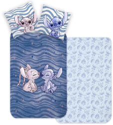 Disney Lilo és Stitch, A csillagkutya Wave gyerek, ovis ágyneműhuzat 100×135 cm, 40×60 cm (BRM018495) - aprotalpak