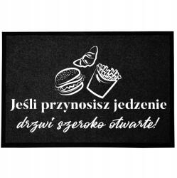 TabPrint Lábtörlő Bejárati Monokróm 40X60 Otthon Stílusos Fekete Nyomtatás Dekoráció (CZARNA WYCIERACZKA MONOCHROM DEKORACJA NADRUK)