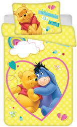  Disney Micimackó Smile gyerek, ovis ágyneműhuzat 100×135 cm, 40×60 cm (JFK039304) - aprotalpak