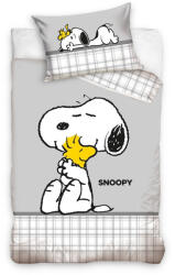  Snoopy & Woodstock gyerek, ovis ágyneműhuzat 100x135 cm, 40x60 cm (CBX213027SNO) - aprotalpak