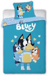 Bluey Loving Moments gyerek, ovis ágyneműhuzat 100×135cm, 40×60 cm (BRM022782) - aprotalpak
