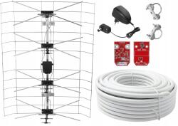 Mat-company A Legerősebb DVB-T2 Hálós Antenna MUX8 H265 Új Minőségi Szabvány (M_20/ DVB-T.)