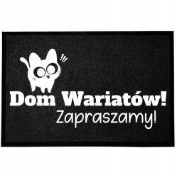 TabPrint Lábtörlő Bejárati Monokróm 40X60 Fekete Nyomtatás Stílusos Otthon Dekoráció (WYCIERACZKA MONOCHROM NADRUK DEKORACJA CZARNA)