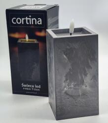 Cortina Led Gyertya Beton Hatású 15 CM Átmérő 8 CM 42-23 Nwh Akkumulátor Nélkül (Dekoracyjna świeca od Cortinapoland sklep)