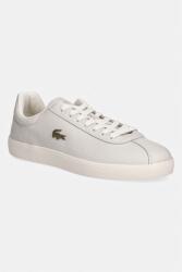 Lacoste Baseshot Sneakers férfi bőr sportcipő - bézs Férfi 46