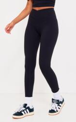 Prettylittlething Fekete Klasszikus Leggings Nadrág Sima Prettylittlething 34