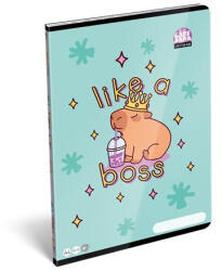 LIZZY Füzet, tűzött, A4, sima, 32 lap LIZZYSULI, "Lollipop Capybara (7500166000) - tonerpiac
