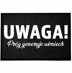 TabPrint Lábtörlő Bejárati Monokróm 40X60 Nyomtatott Dekoráció Divatos Fekete Ajándék (WYCIERACZKA NADRUK MONOCHROM MODNA HIT CZARNA)