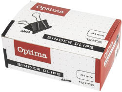 Optima Binder csipesz OPTIMA 41 mm 12 darabos (122154) - tonerpiac - 491 Ft