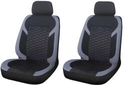 Autolife AD9549GR-2F 2DB-os Univerzális üléshuzat 1+1 - Légzsákos - Szürke-fekete (01594) - akcio-shop