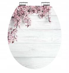 SCHÜTTE WC-ülőke Schütte Flowers And Wood Mdf Hg, Lágyan záródó (438759)