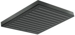 Hansgrohe Pulsify E Fejzuhany 1jet 26x26 cm EcoSmart, szálcsiszolt fekete króm 24331340 (24331340)
