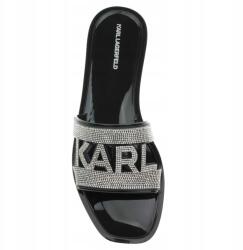Karl Lagerfeld Női flip-flop papucs Karl Lagerfeld Jelly III prémium flip-flop papucs fekete luxus 38 (KL80005S)