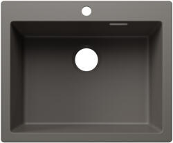 BLANCO Pleon 6 Silgranit mosogató csaplyukkal 61x51 cm lefolyókészlet nélkül, vulkánszürke 527771 (527771)