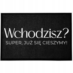 TabPrint Lábtörlő Bejárati Monokróm 40X60 Divatos Nyomtatás Ajándék Dekoráció Fekete (WYCIERACZKA MODNA NADRUK MONOCHROM CZARNA HIT)