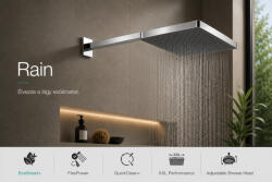 Hansgrohe Activera Q Állítható dőlésszögű esőztető EcoSmart+ fejzuhany 295 zuhanykar nélkül, króm 28739000 (28739000)