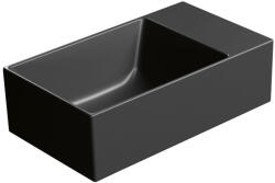 SAPHO GSI Kube X kerámia mosdó 40x23 cm, matt fekete 9484026 (9484026)