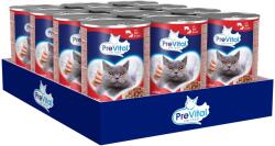 PreVital konzerv - marha és máj szószban 12 x 415 g