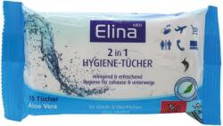 JEAN Products Elina Med higiénikus nedves törlőkendő, 2 in 1, aloe vera, 15 db (62233)