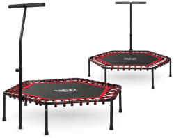 Neo-Sport Fitnesz Trambulin 127cm 100kg-ig Állítható Kapaszkodóval - Otthoni Kardióedzéshez és Ízületkímélő Mozgáshoz