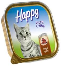 Happy Cat alutálcás macskaeledel, máj ízesítéssel 100g
