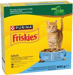 Friskies száraz macskaeledel, lazac zöldségekkel 800g