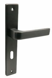 Gomboss/Perfekto Soleno ajtókilincs pajzsos Fekete 55 mm BB (50-soleno2026-20)