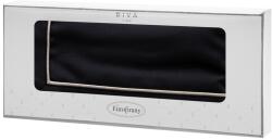 Takoy Traversă de masă neagră 85x85 cm KARIN cu tiv decorativ și paspoal auriu, în ambalaj elegant Fata de masa