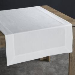 Takoy Față de masă 70x150 cm albă, decorată cu tiv ornamental - ANABEL Fata de masa