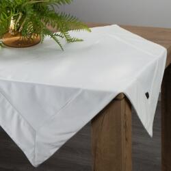 Takoy Traversă de masă 85x85 cm, albă din catifea VELVET, cu tiv decorativ Fata de masa