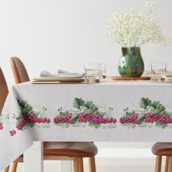 Takoy Față de masă naturală 140x180 cm SUMMER 4 cu imprimeu viță de vie Fata de masa