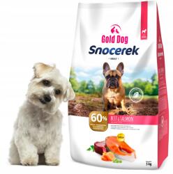 Gold Dog Kutyaeledel máltai kutyáknak Golddog Snocerek 5kg marhahús zöldség baromfi nélkül